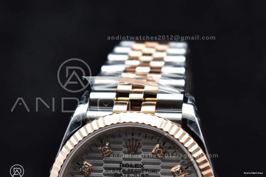 Jubilee 1:1 Best 904L 36 Bracelet Dial 563 DateJust VS 126234 Markers Edition TopPick On Diamond SS VSF Silver 0216